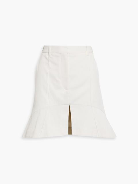 Stella McCartney Fluted twill mini skirt