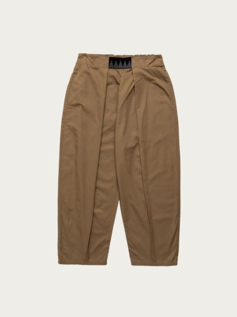Kapital Combed Burberry Cotton EASY-BEACH-GO Pants - Beige