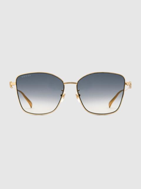 GUCCI Specialized fit butterfly sunglasses