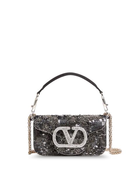 Valentino Valentino Garavani Loco Embroidered Satin Crossbody Bag