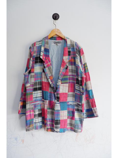Other Designers 20471120 - Vintage Y2K Tangibles Patchwork Blazer