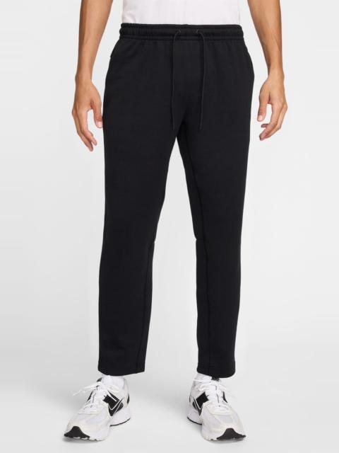 Nike Nike Primary Fleece Dri-FIT UV Tapered Performance Pants in 010 Black/black at Nordstrom