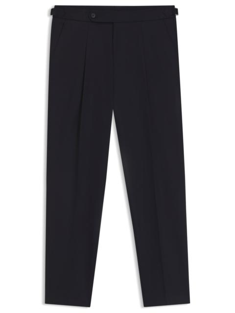 BOSS TAPERED-FIT TROUSERS IN STRETCH COTTON