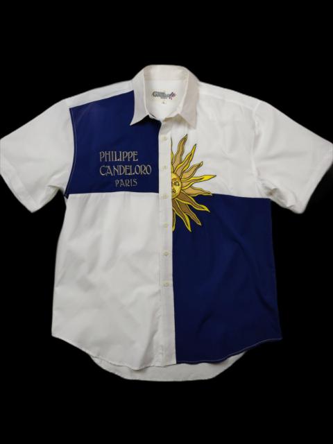 Other Designers Designer - Philippe Candeloro Baroque Silk Button Ups Shirt