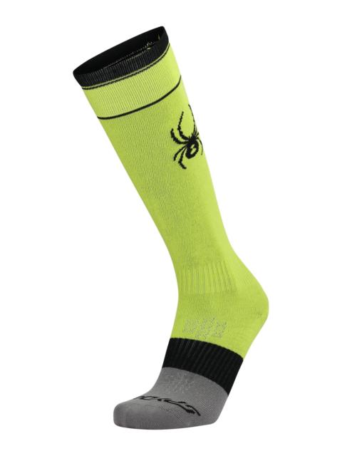 SPYDER Mens Pro Liner Socks - Lime