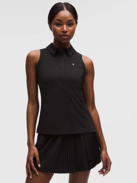 lululemon Quick-Dry Sleeveless Polo Shirt *Straight Hem