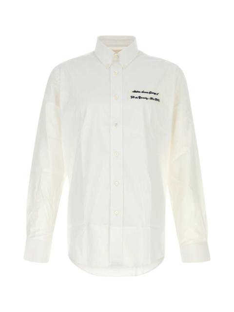 White Poplin Shirt