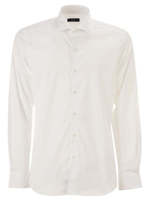 Other Designers Fay Men Regular Fit Shirt In Stretch Poplin