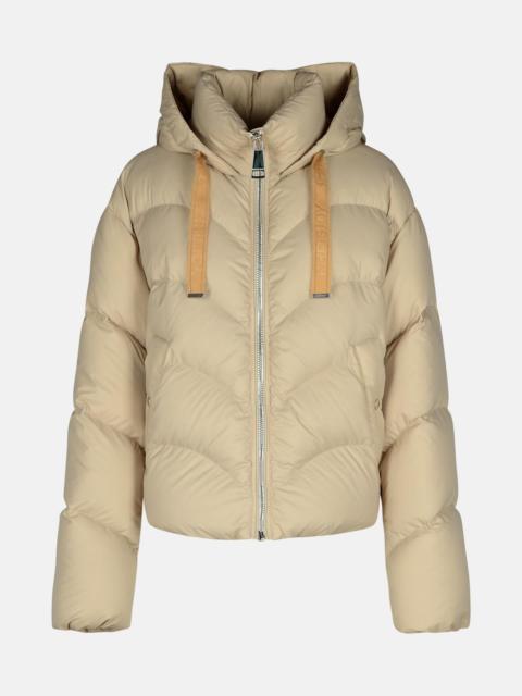 Khrisjoy 'HUG' BEIGE POLYESTER BLEND DOWN JACKET