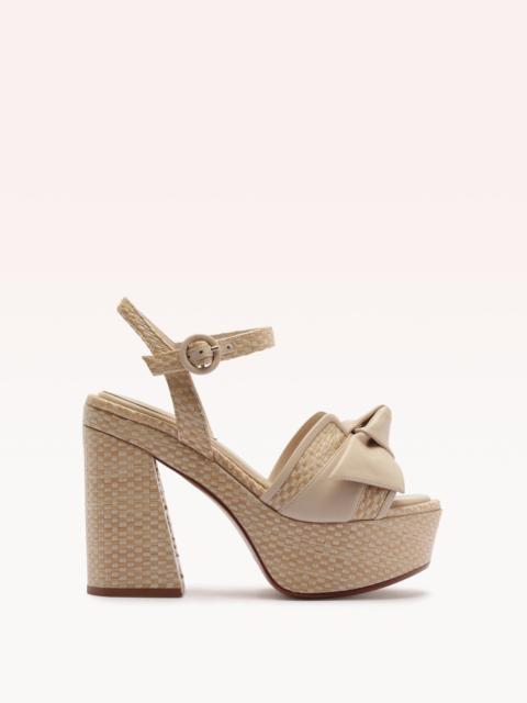 ALEXANDRE BIRMAN MAXI CLARITA PADDED RAFFIA 120 SHELL