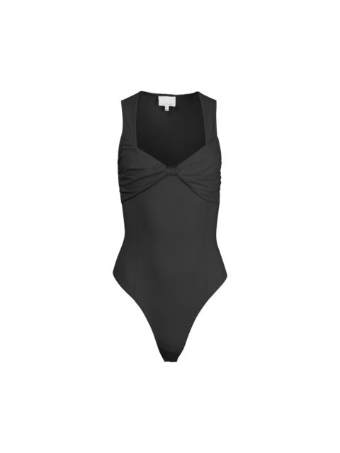 Fleur du Mal Sleek Jersey Knot Bodysuit