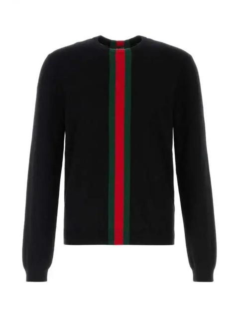 GUCCI Gucci Cashmere Knitwear Black Men