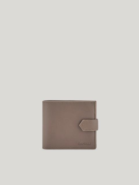 Canali WALNUT HAMMERED CALFSKIN WALLET