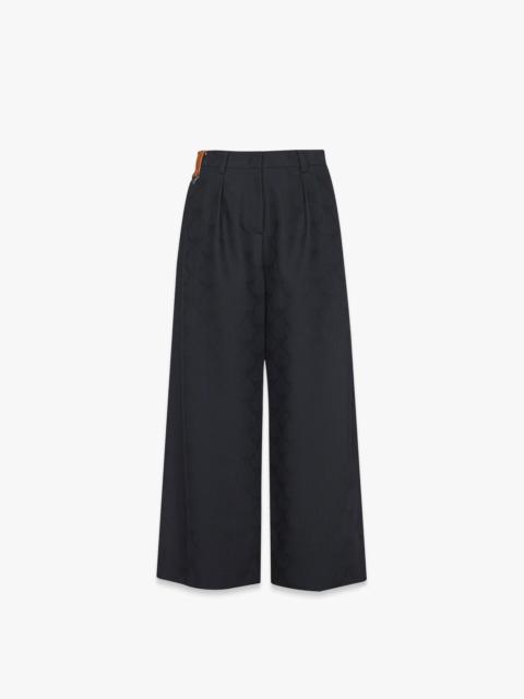 MCM Lauretos Wool Jacquard Pants