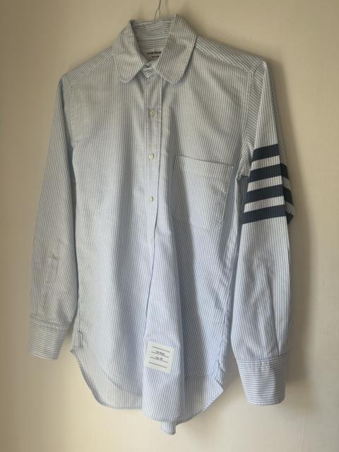SS2017 Thom Browne Classic Blue 4 Bar Stripe Oxford Shirt
