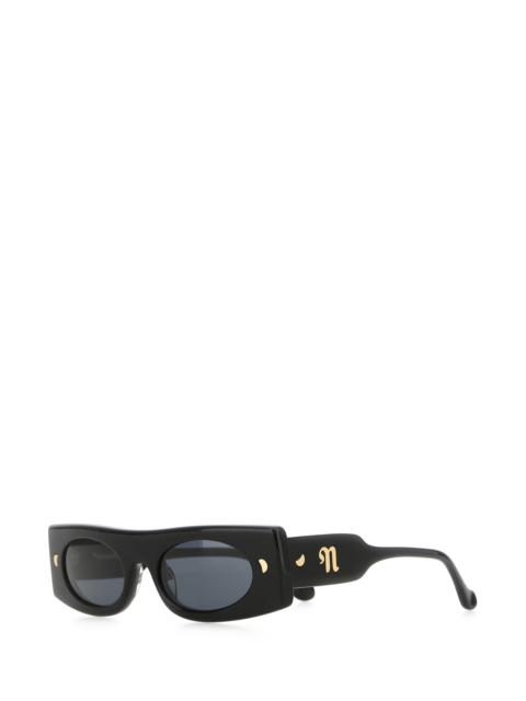 Nanushka Black bio acetate Ruthie sunglasses