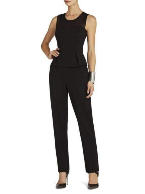 Other Designers Oliana Black Bustier Pantsuit