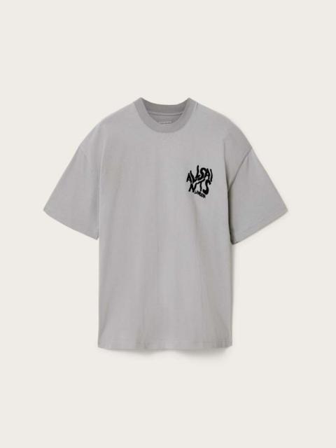 ALLSAINTS ORLANDO LOGO PRINT OVERSIZED T-SHIRT
