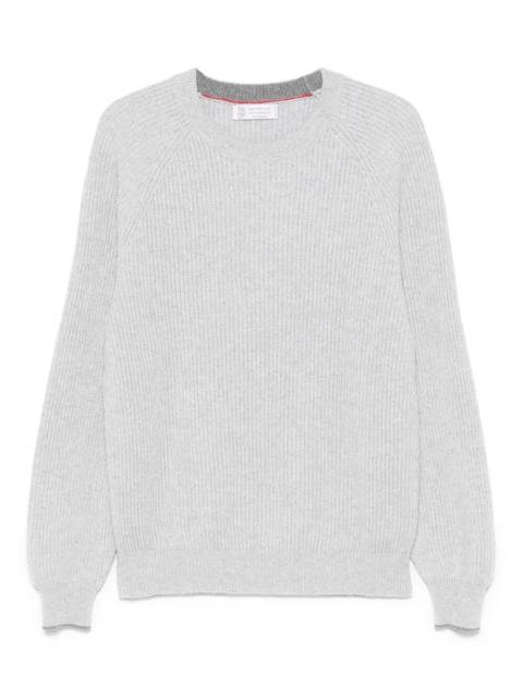 Brunello Cucinelli English Rib Knit Sweater