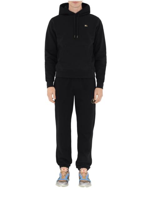 Burberry burberry Knight Stamp Cotton Jogging Pants in Black at Nordstrom