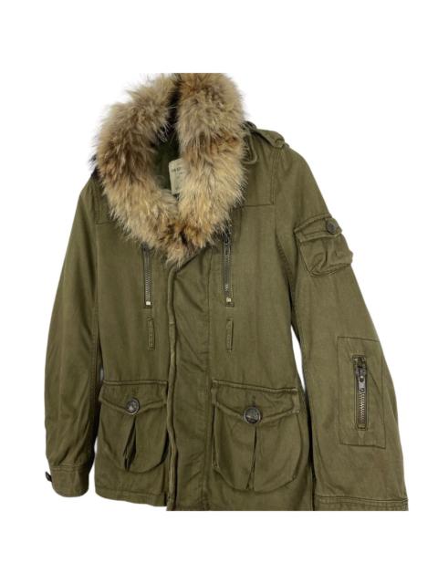 Vintage - SLY/Against The Way Us Military Style Real Fur Linen