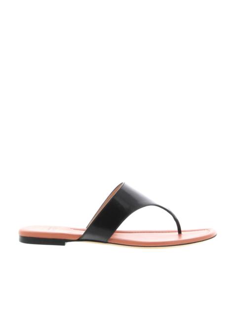 Other Designers Francesco Russo – Thong Flat – Black