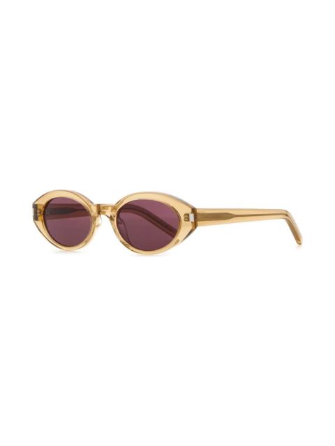 SAINT LAURENT Beige Acetate Sl 567 Sunglasses