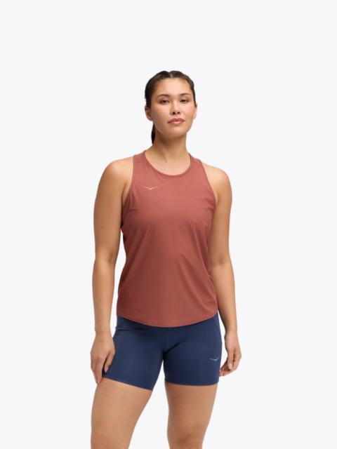 HOKA Women's Airolite Tank 2.0 Top in Rouge