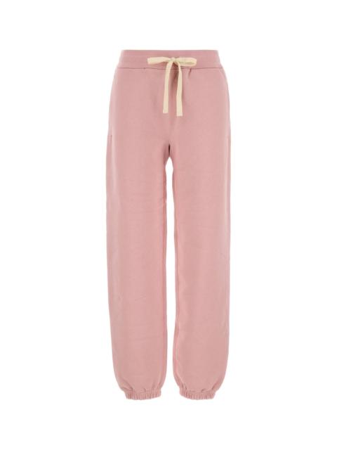 Jil Sander Pink cotton joggers