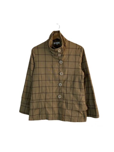 Other Designers Japanese Brand - PUNK STYLE JACKET TARTAN DESIGN STYLE ROMANTIC MOCHA