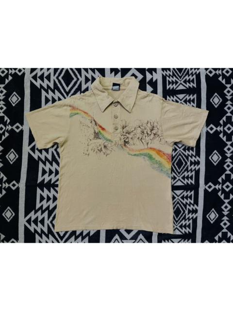 Other Designers Vintage Hang Ten Rainbow Button Up