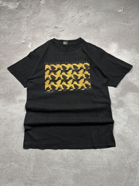 Other Designers Vintage 90s MC Escher Passion For Symmetry Faded T-Shirt Tee