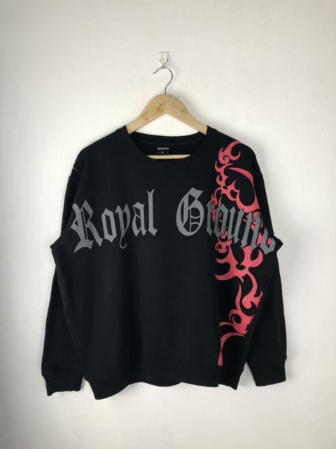 Other Designers Skulls - VTG ROYAL GROUM SPELLOUT LOGO WITH FULLPRINT SKULL DESIGN