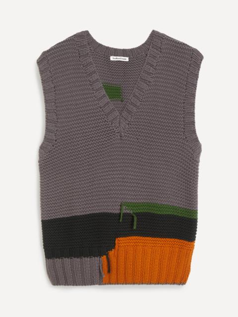YMC Heidi Grey Cotton-Knit Vest