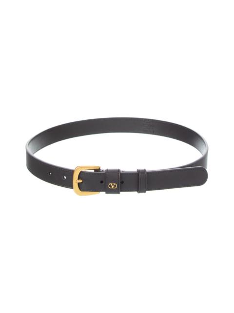 Valentino Valentino VLogo Signature Mini Leather Belt