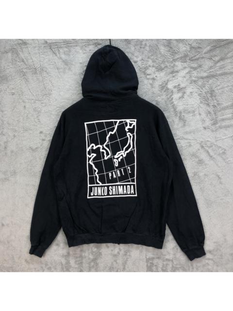 Other Designers Designer - JUNKO SHIMADA PART 2 Back Big Logo Zipper Hoodies #5015-25