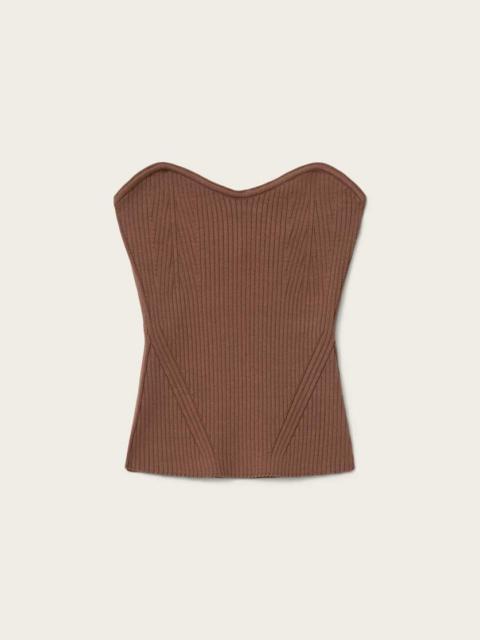 ALLSAINTS CRUZ BANDEAU SLIM FIT TOP