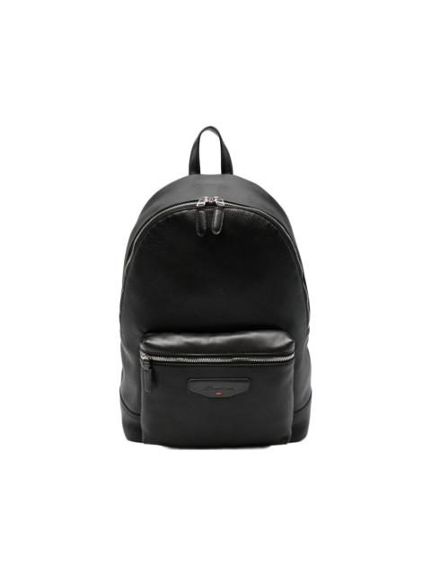 Santoni Santoni Black Backpacks Men