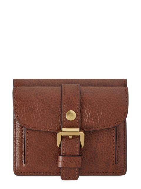 Mulberry Mulberry Small Roxanne Classic Grained Leather Wallet in Oak at Nordstrom