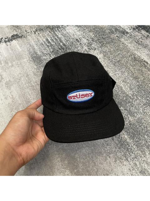 Stüssy OVAL CAMP CAP // BLACK