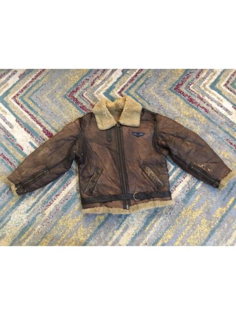 Other Designers Sheepskin Coat - 🇺🇸 Vintage B 3 Us Air Force Shearling Sheepskin Jacket