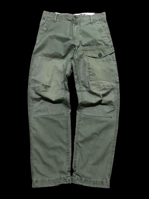 Vintage - 💥Vtg 2000s G star Raw Bushpants Distress Faded Double Knee