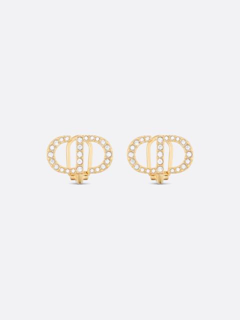Dior Petit CD Clip-On Stud Earrings