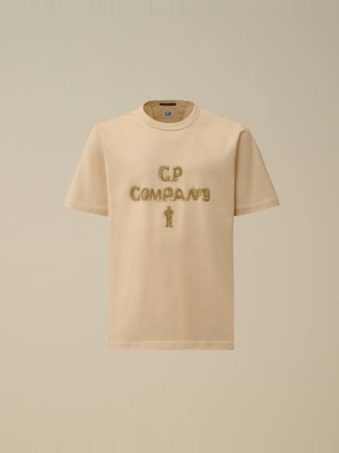 C.P. Company Mercerized 30/2 Jersey Twisted Short Sleeve Logo T-Shirt