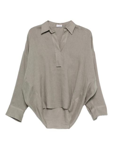 Brunello Cucinelli Brunello Cucinelli Linen Blouse