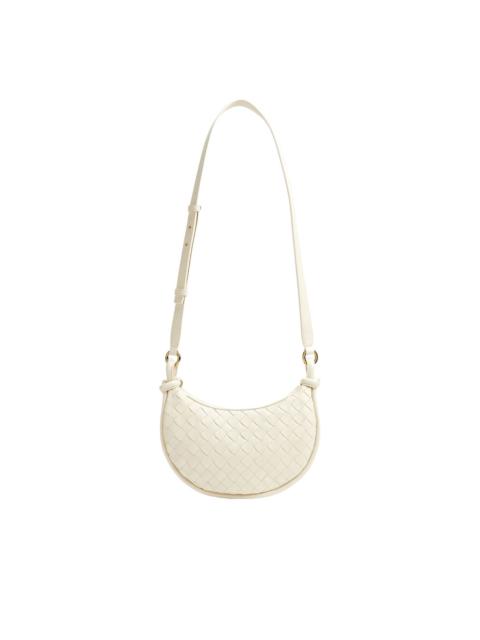Bottega Veneta BOTTEGA VENETA Gemelli Messenger $3200 Sea Salt Intrecciato