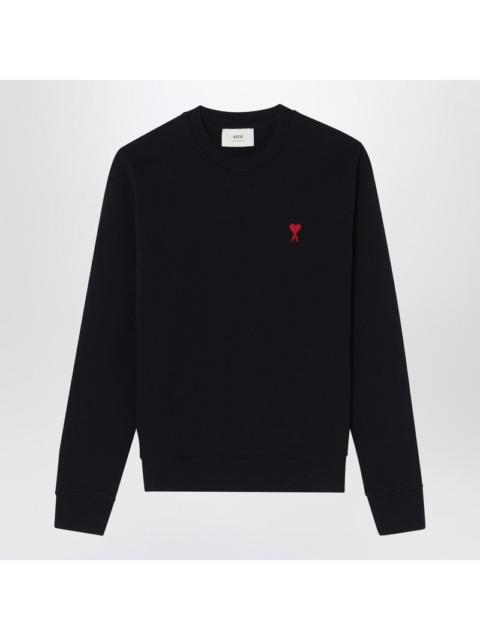AMI Paris Ami Paris Black Ami De Coeur Sweatshirt Men