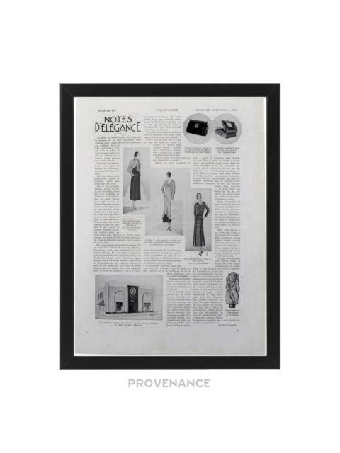 Louis Vuitton Louis Vuitton Antique Newsprint Ad - NOTES D'ELEGANCE ii