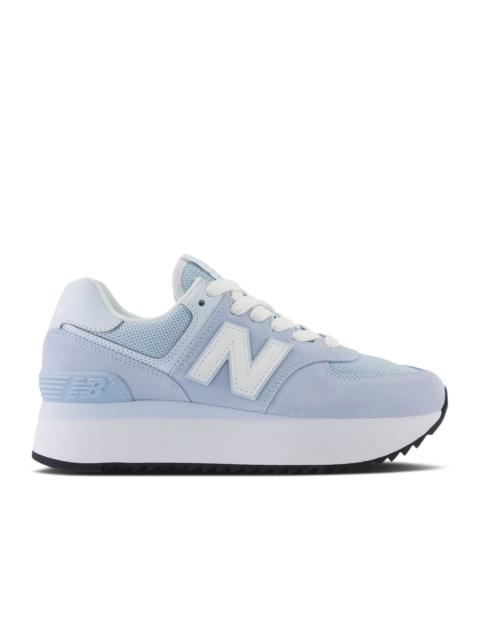 New Balance NEW BALANCE WMNS 574+ 'LIGHT CHROME BLUE'