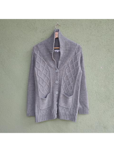 Other Designers Cardigan - Vintage GROVE Grey Colour Knitwear Cardigan
